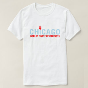 Camiseta Chicago, os melhores restaurantes do mundo
