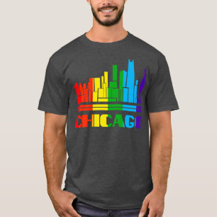 Camiseta Chicago Pride Chicago GGBT Oferta LGBTQ Apoiante T