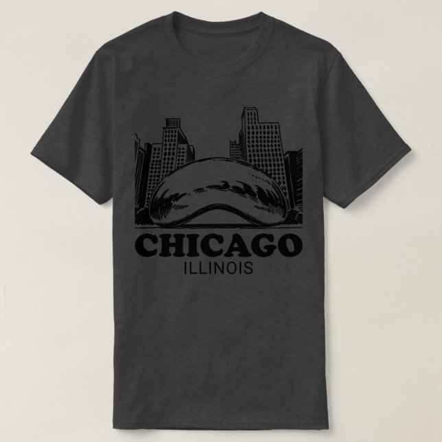 Camiseta Chicago Refletive Bean TSirt (Frente do Design)