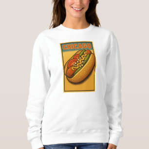 Camiseta Chicago Retro Hot Dog Sweet
