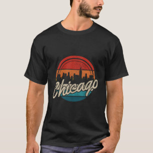 Camiseta Chicago Skyline Illinois Pride