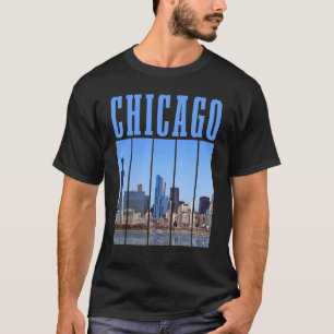 Camiseta Chicago Skyline Illinois Vintage Pride Chicago