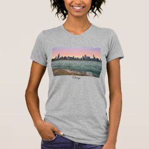 Camiseta Chicago Skyline Painterly T Shirt