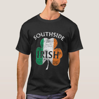 Camiseta Chicago Southside Irish Flag Dia de São Patrício