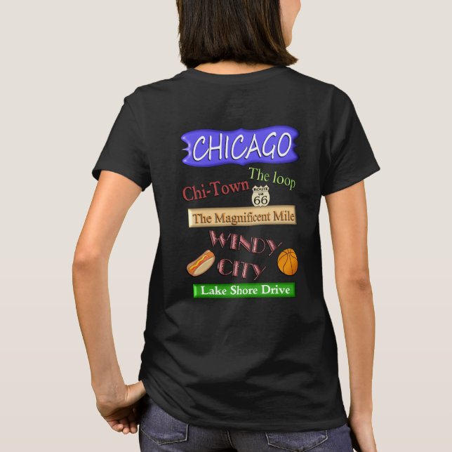 Camiseta Chicago Souvenir (Verso)