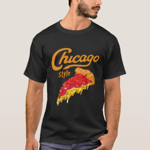 Camiseta Chicago Style Deep Dish Pan Pizza