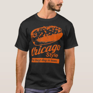 Camiseta Chicago Style o melhor cachorro na cidade quente