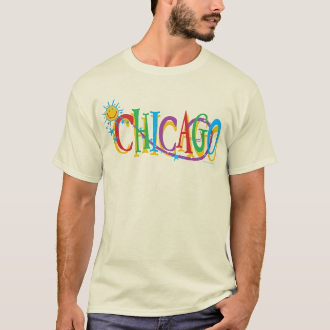 Camiseta Chicago Sun e Stars Dark (Frente)
