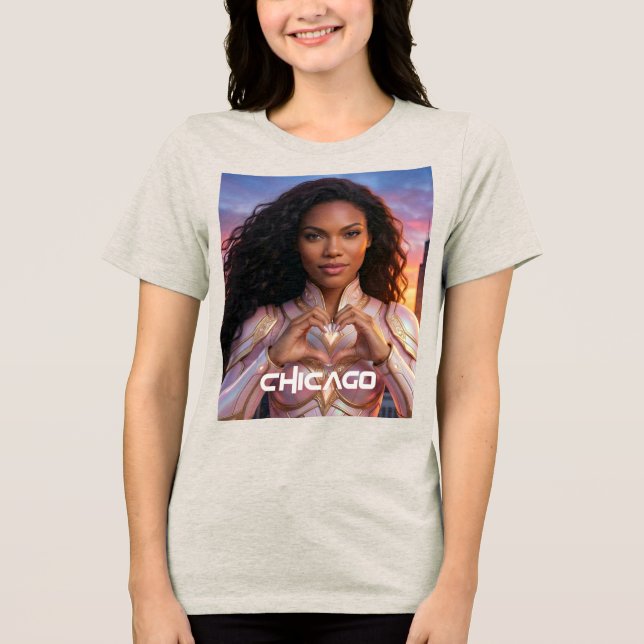 CAMISETA CHICAGO - SUPER-HERÓI (Frente)