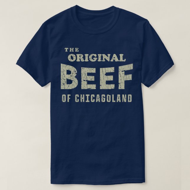 Camiseta Chicago TShirtO Carne Original de Chicagoland 0 T (Frente do Design)