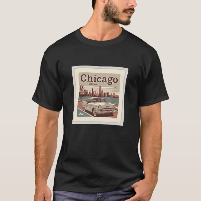 Camiseta Chicago Viagem Keepape (Frente)