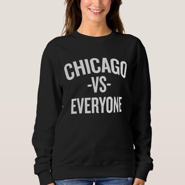 Camiseta Chicago Vs Everyone Halloween Christmas  Cool H (Frente)