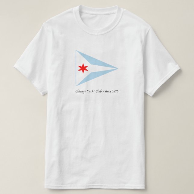 Camiseta Chicago Yacht Club, desde 1875 (Frente do Design)