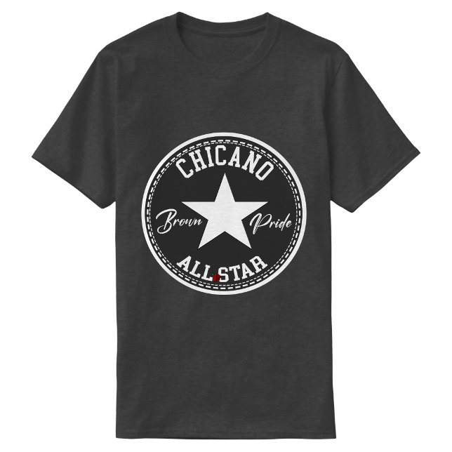 Camiseta Chicano All Star Brown Pride (Chicano all star Brown Pride T-shirt)