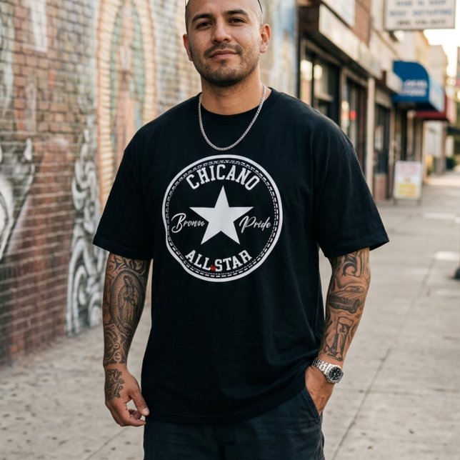 Camiseta Chicano All Star Brown Pride (Criador carregado)