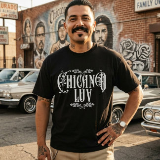 Camiseta Chicano ama negro