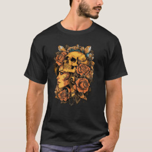 Camiseta Chicano Chicana La Raza Barrio Tatuagem Art Death 