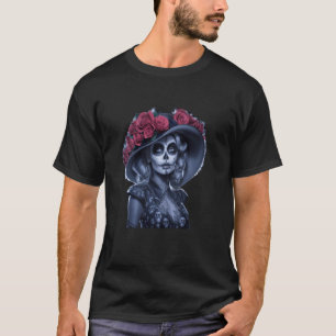 Camiseta Chicano Chicana La Raza Barrio Tatuagem Art Death