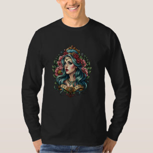 Camiseta Chicano Chicana La Raza Barrio Tatuagem Art Death