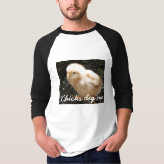 Camiseta Chick04, pintinhos escavam-me