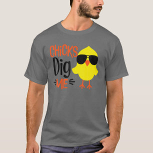 Camiseta Chick Dig Me Christian Easter Day Gift For Boy Son