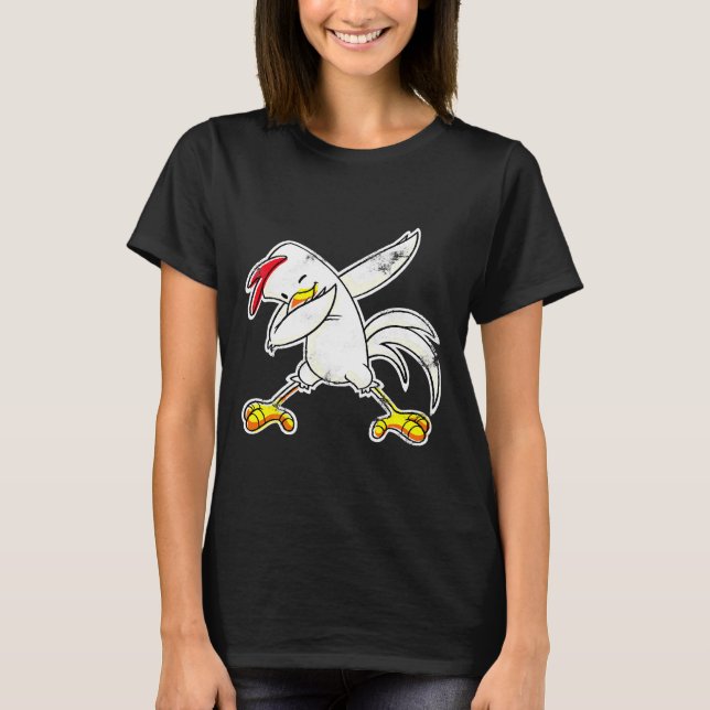Camiseta Chick Hen Dabbing Chicken   (Frente)