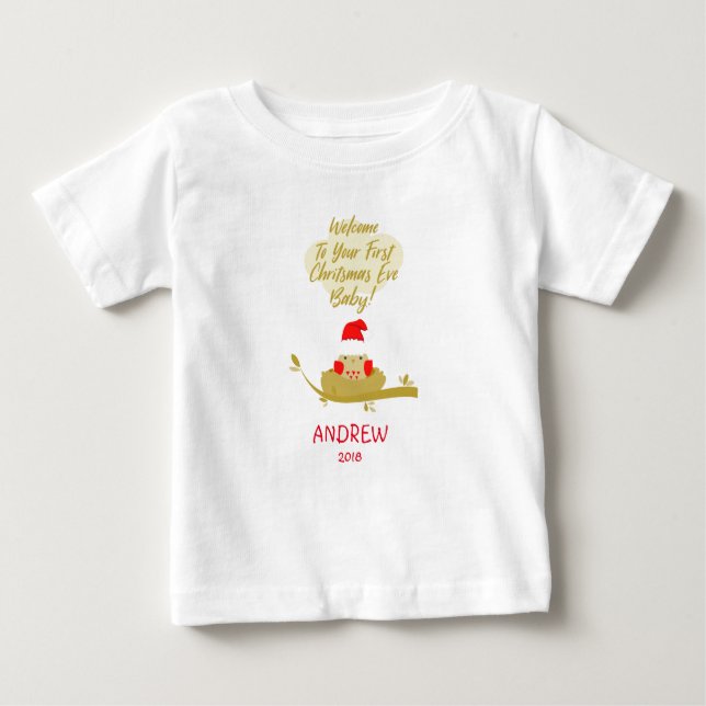 Camiseta Chick in Nest First Christmas (Frente)