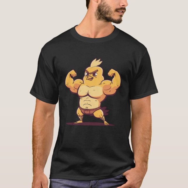Camiseta Chick Muscular Bodybuilding Easter (Frente)