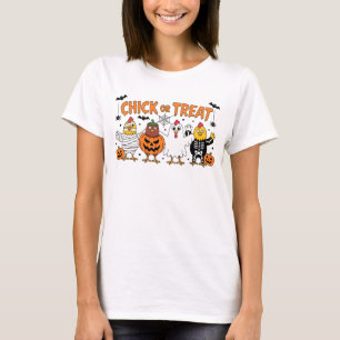 Camiseta Chick Or Treat Halloween
