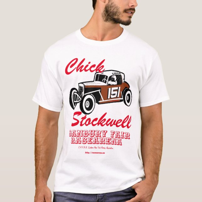 Camiseta Chick Stockwell Old Time Race Car Racearena T-Shir (Frente)