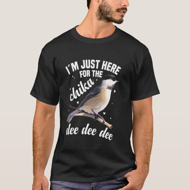 Camiseta Chickadee Lover Birdwatch Bird House Birder Chi (Frente)