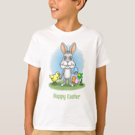 Camiseta Chicken and the Easter bunny