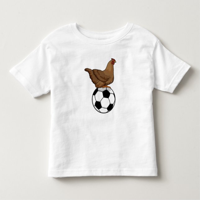 Camiseta Chicken at Soccer Sports (Frente)