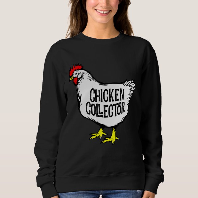 Camiseta Chicken Collector Backyard Farm Clucking Hen Graph (Frente)