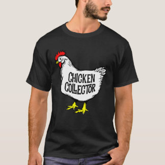 Camiseta Chicken Collector Backyard Farm Clucking Hen Graph