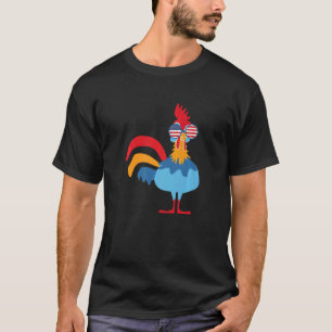 Camiseta Chicken Colorful Design