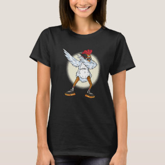 Camiseta Chicken Dabbing  Chickens Farm Farmer Dab Dance