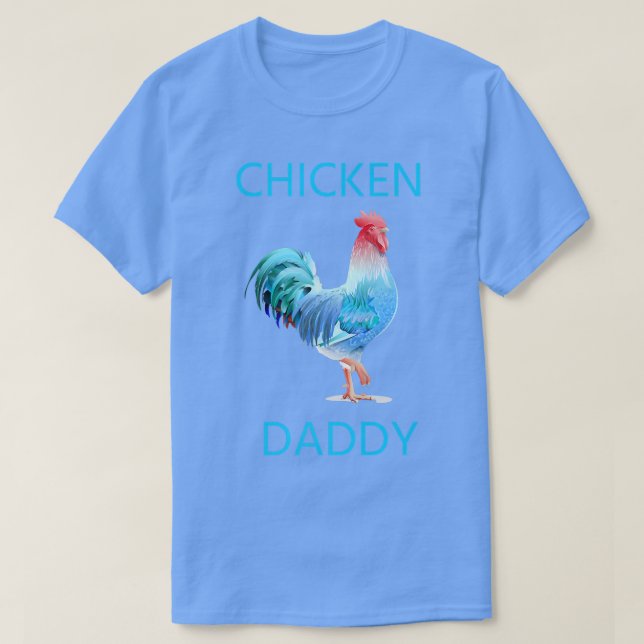 Camiseta Chicken Dad Funny Chicken Farmer Chicken Daddy Roo (Frente do Design)
