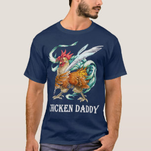 Camiseta Chicken Daddy Chicken Dad Farmer Poultry Farmer