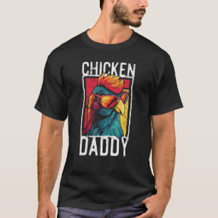 Camiseta Chicken Daddy - uma diversão para cada galo na ces