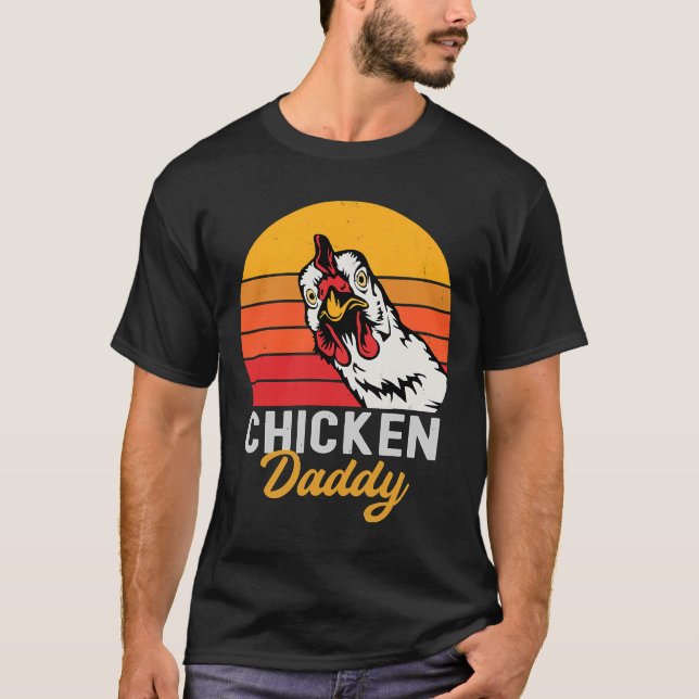Camiseta Chicken Daddy Vintage Farmer   (Frente)