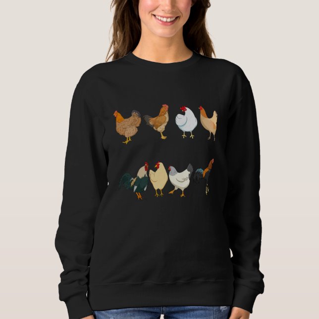 Camiseta Chicken Farm Animal  Farmer Women Men (Frente)