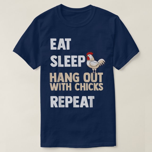 Camiseta Chicken Farmer Grower Backyard Flock Egg Hen  (Frente do Design)