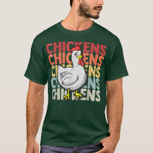 Camiseta Chicken Flock Egg Hen Farmer Grower Backyard 115