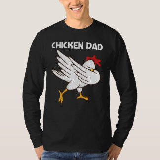 Camiseta Chicken For Dad Father Poultry Rooster Egg