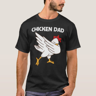 Camiseta Chicken For Dad Father Poultry Rooster Egg