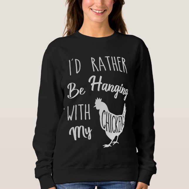Camiseta Chicken I d Rather (Frente)