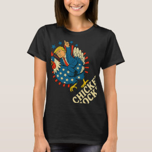 Camiseta Chicken Jockey Trump Engraçado Memória 1