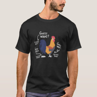 Camiseta Chicken Joke Guess Why Farm
