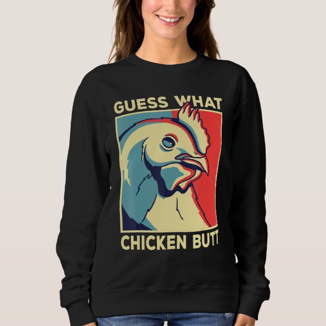 Camiseta Chicken Meme Adivinha Que Bumbum De Frango (Frente)